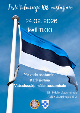 Pärgade asetamine Vabadussõjas langenute mälestussamba jalamile